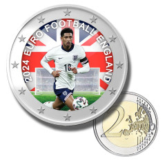 2 Euro Coloured Coin EURO 2024 England